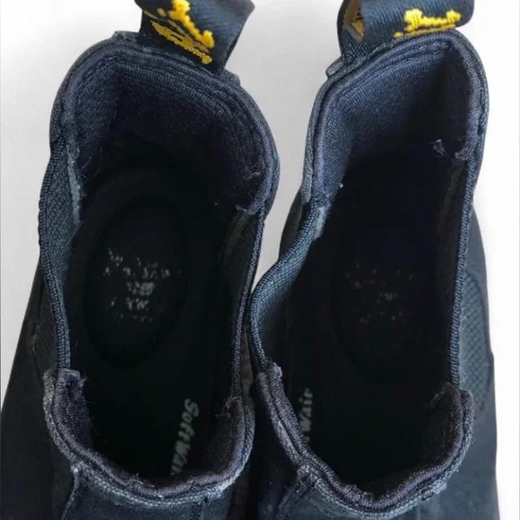 Dr Martens chelsea boots sneaker Makela black canvas US womens 9 Great Shape - Picture 8 of 11